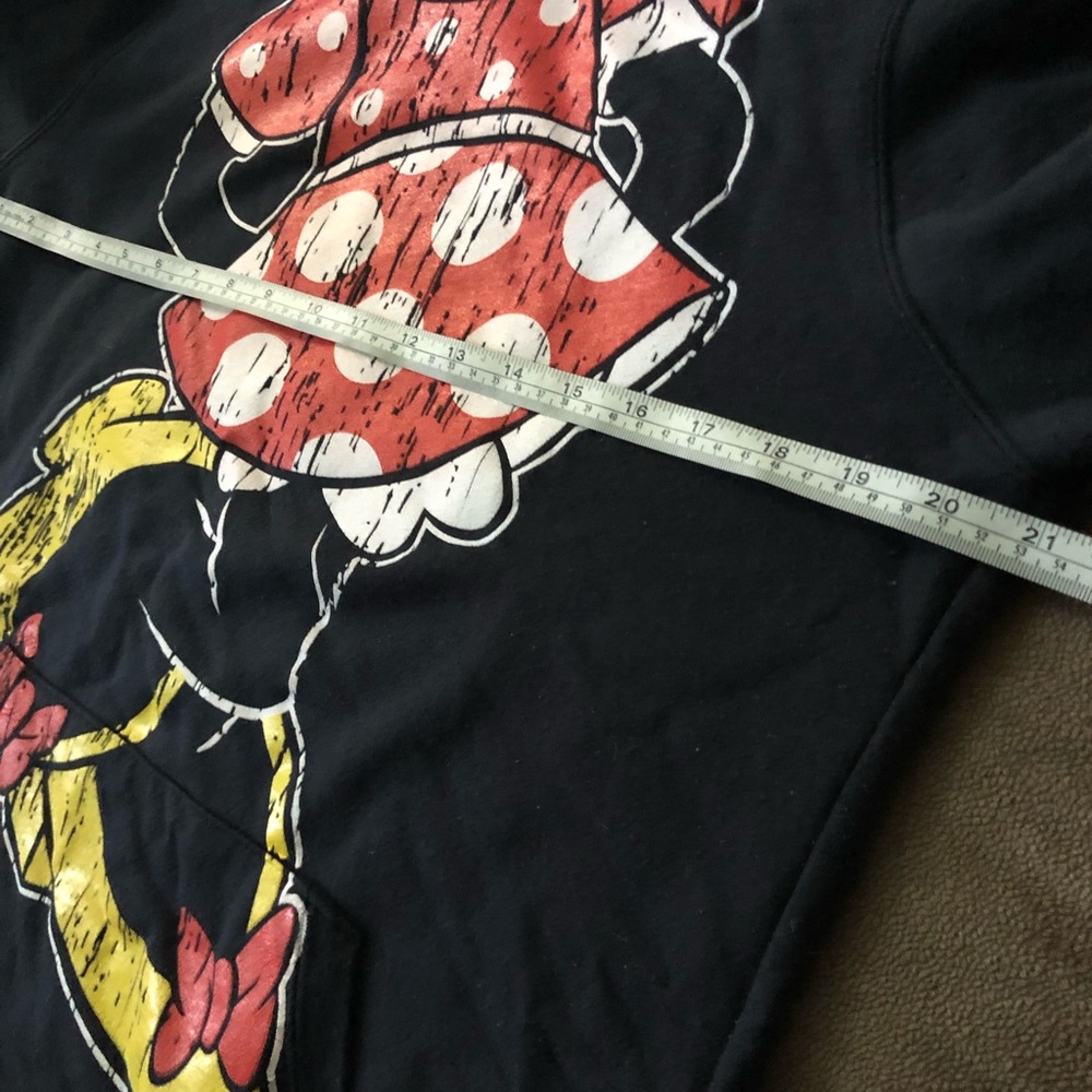 Minnie Mouse Disney hoodie with bow ears on hood - Picture 7 of 8